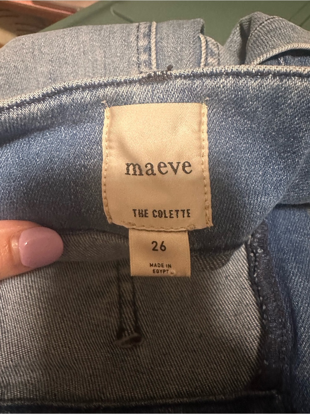Anthropologie Colette Crop High-Rise Wide-Leg Jeans by Maeve size 26 - Picture 4 of 9